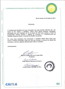 Ofício de desistência